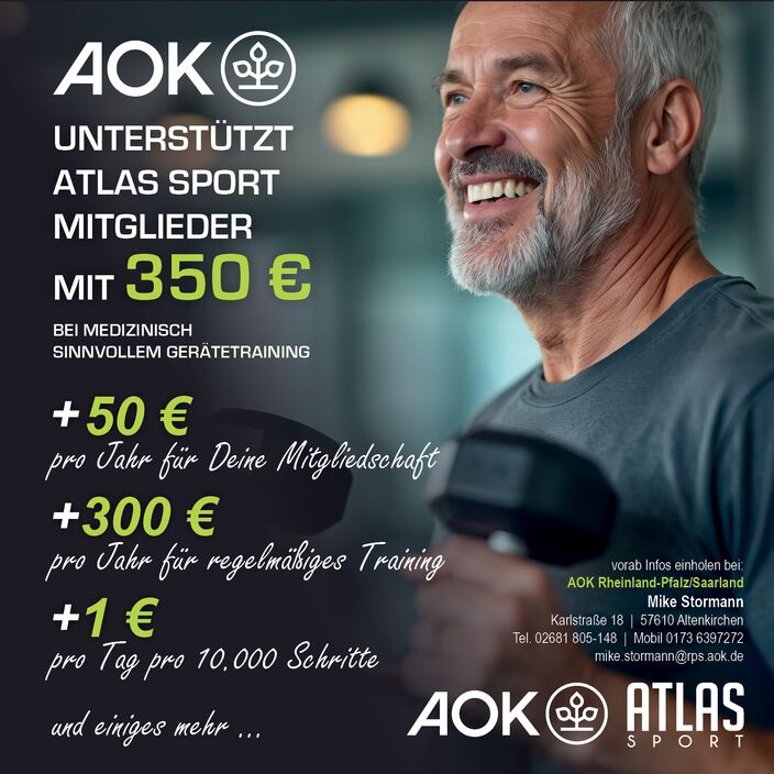 Für Atlas Sport Mitglieder